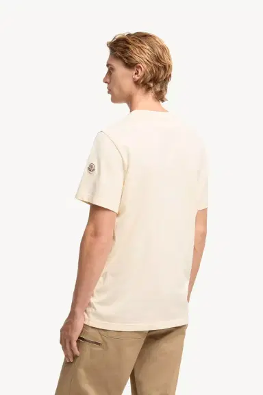 Moncler Logo Cotton Jersey T-shirt | Thumbnail 6