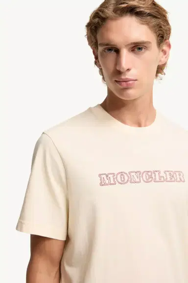 Moncler Logo Cotton Jersey T-shirt | Thumbnail 7