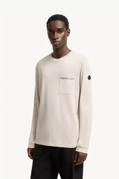 Moncler Logo Cotton Long Sleeve T-shirt | Thumbnail 4