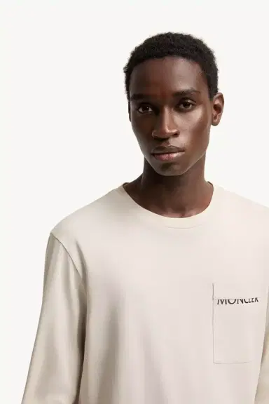 Moncler Logo Cotton Long Sleeve T-shirt | Thumbnail 6