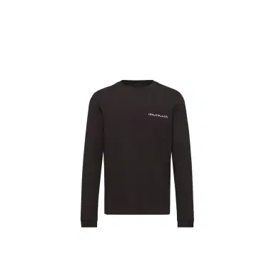 Moncler Logo Cotton Long Sleeve T-shirt | Thumbnail 1 Moncler Logo Cotton Long Sleeve T-shirt | Thumbnail 1