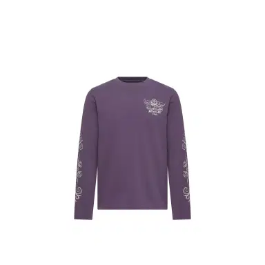 Moncler Logo Motif Cotton Long Sleeve T-shirt | Thumbnail 1 Moncler Logo Motif Cotton Long Sleeve T-shirt | Thumbnail 1