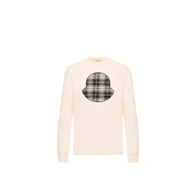 Moncler Check Panel Cotton Jersey T-shirt
