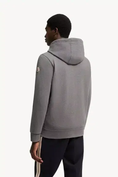 Moncler Monogram Cotton Zip-up Hoodie | Thumbnail 6