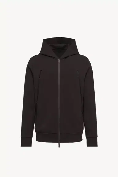 Moncler Cotton Blend Zip-up Hoodie | Thumbnail 2 Moncler Cotton Blend Zip-up Hoodie | Thumbnail 2
