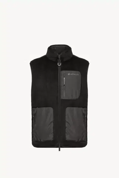 Moncler Teddy Fleece Reversible Down Vest | Thumbnail 2 Moncler Teddy Fleece Reversible Down Vest | Thumbnail 2