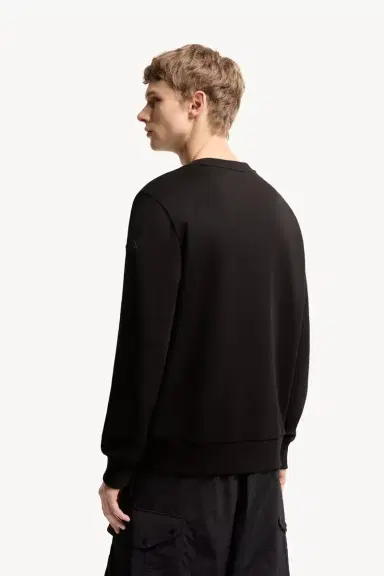 Moncler Cotton Logo Sweatshirt | Thumbnail 6 Moncler Cotton Logo Sweatshirt | Thumbnail 6