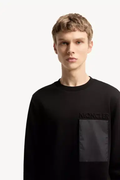 Moncler Cotton Logo Sweatshirt | Thumbnail 7 Moncler Cotton Logo Sweatshirt | Thumbnail 7