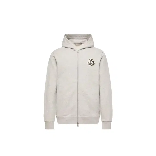Sketched Logo Zip-up Cotton Hoodie