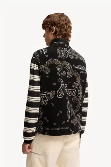 Moncler Reversible Paisley Print Padded Teddy Vest | Thumbnail 6 Moncler Reversible Paisley Print Padded Teddy Vest | Thumbnail 6