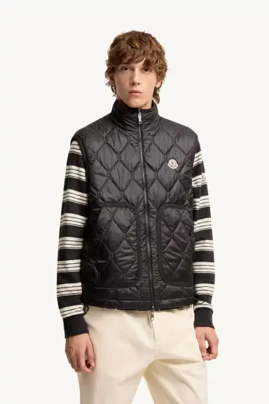 Moncler Reversible Paisley Print Padded Teddy Vest | Thumbnail 7 Moncler Reversible Paisley Print Padded Teddy Vest | Thumbnail 7