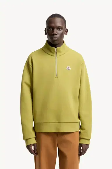 Moncler Logo Cotton Zip-up Sweatshirt | Thumbnail 5