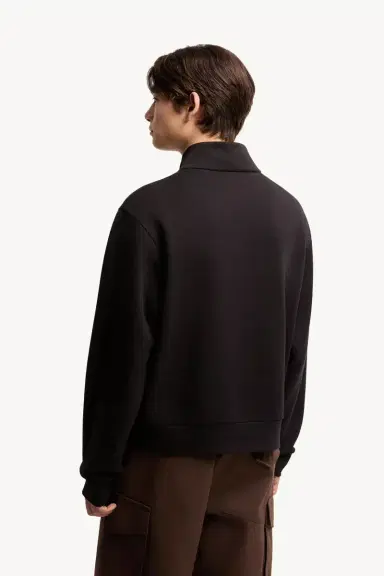 Moncler Logo Cotton Zip-up Sweatshirt | Thumbnail 6 Moncler Logo Cotton Zip-up Sweatshirt | Thumbnail 6