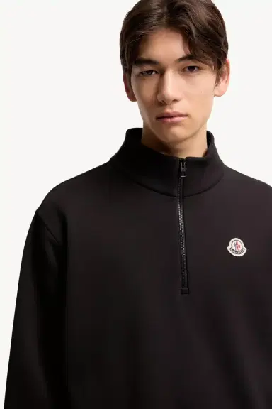 Moncler Logo Cotton Zip-up Sweatshirt | Thumbnail 7 Moncler Logo Cotton Zip-up Sweatshirt | Thumbnail 7