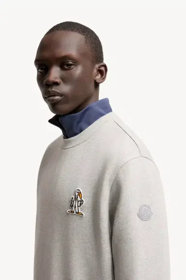 Moncler Monduck Cotton Sweatshirt | Thumbnail 4 Moncler Monduck Cotton Sweatshirt | Thumbnail 4