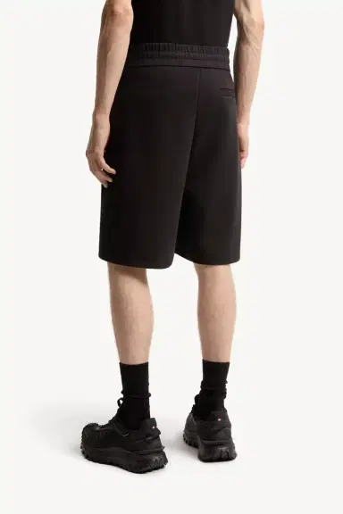 Moncler Interlock Cotton Blend Shorts | Thumbnail 6 Moncler Interlock Cotton Blend Shorts | Thumbnail 6
