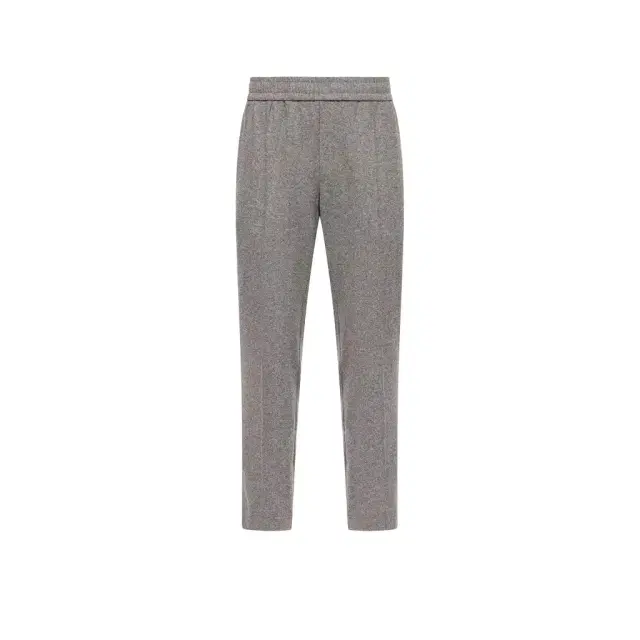 Moncler Leather Logo Flannel Pants