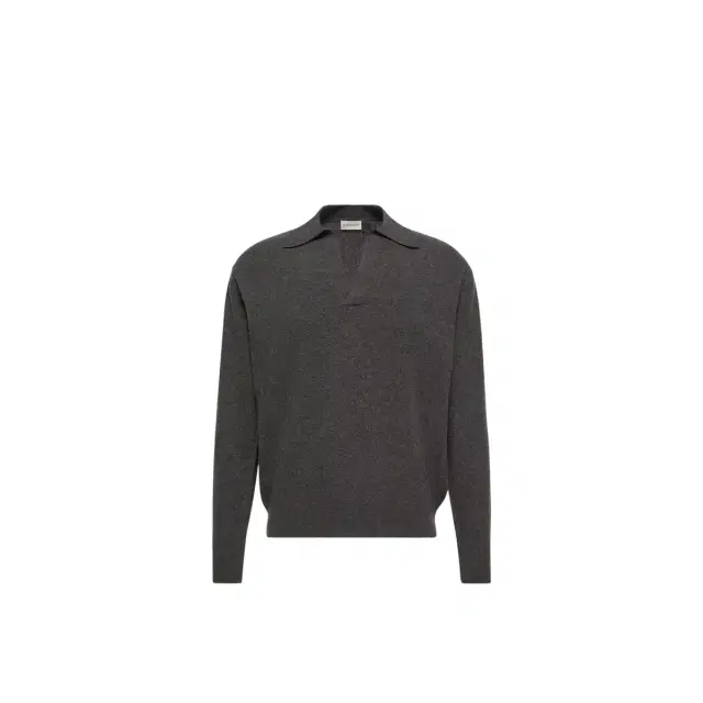 Wool & Cashmere Long Sleeve Polo Shirt Wool & Cashmere Long Sleeve Polo Shirt