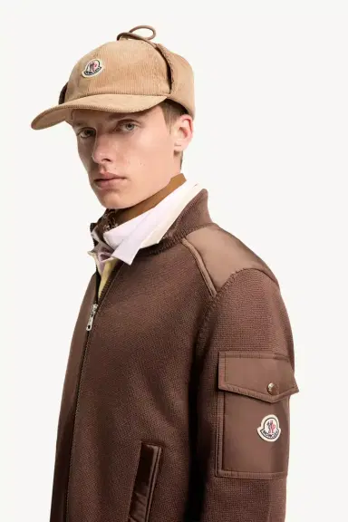 Moncler Padded Wool Zip-up Cardigan | Thumbnail 4 Moncler Padded Wool Zip-up Cardigan | Thumbnail 4