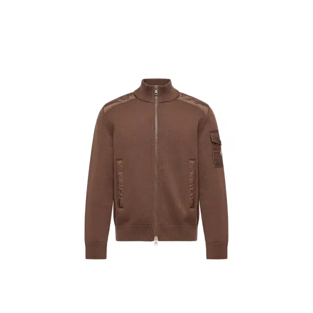 Moncler Padded Wool Zip-up Cardigan