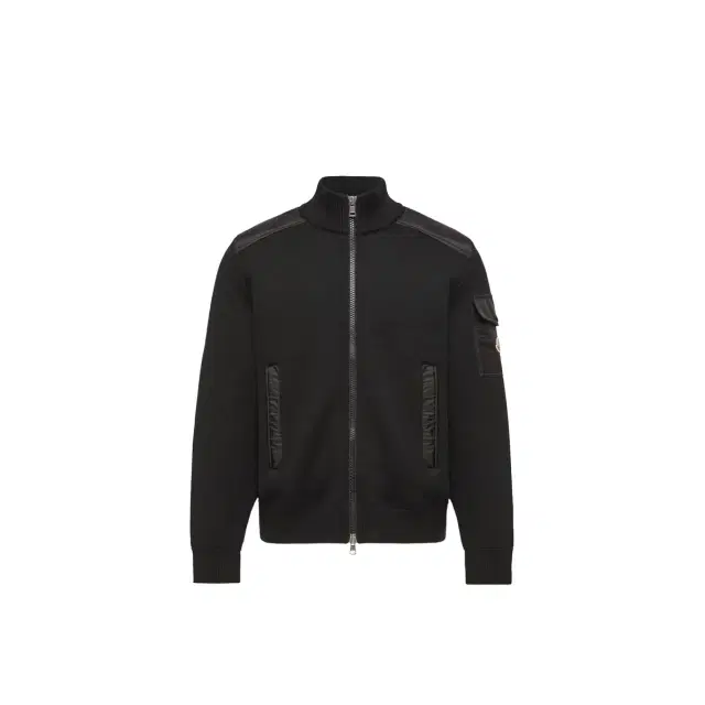 Moncler Padded Wool Zip-up Cardigan