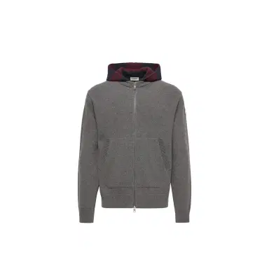 Moncler Striped Hood Wool & Cashmere Cardigan | Thumbnail 1