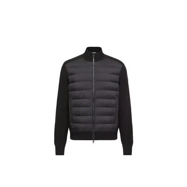 Moncler Wool & Cashmere Blend Padded Zip-up Cardigan