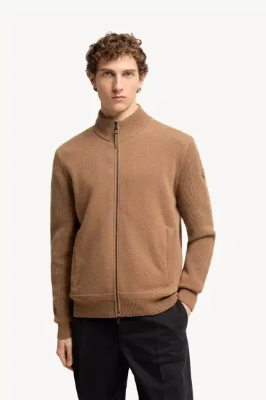 Moncler Wool & Cashmere Zip-up Cardigan | Thumbnail 5