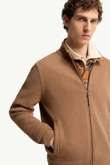Moncler Wool & Cashmere Zip-up Cardigan | Thumbnail 7