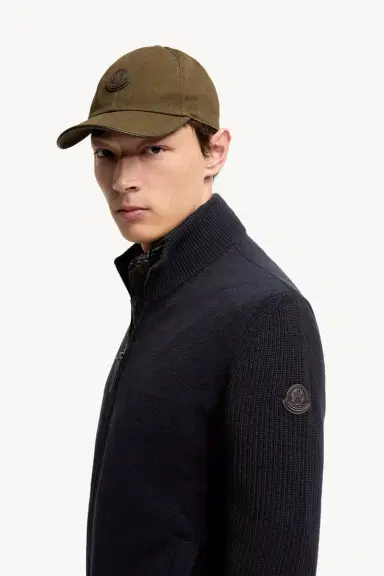 Moncler Wool & Cashmere Zip-up Cardigan | Thumbnail 4