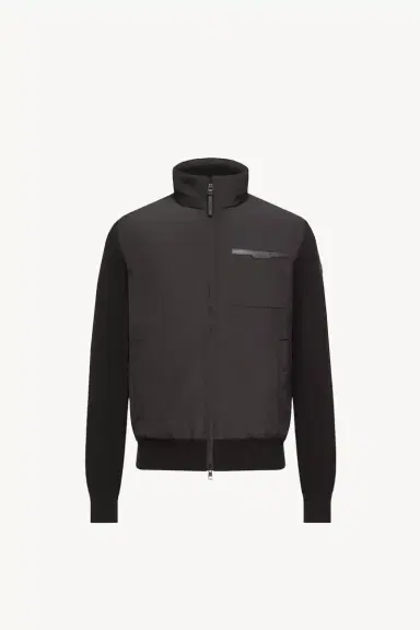 Moncler Wool & Cashmere Padded Zip-up Cardigan | Thumbnail 2 Moncler Wool & Cashmere Padded Zip-up Cardigan | Thumbnail 2