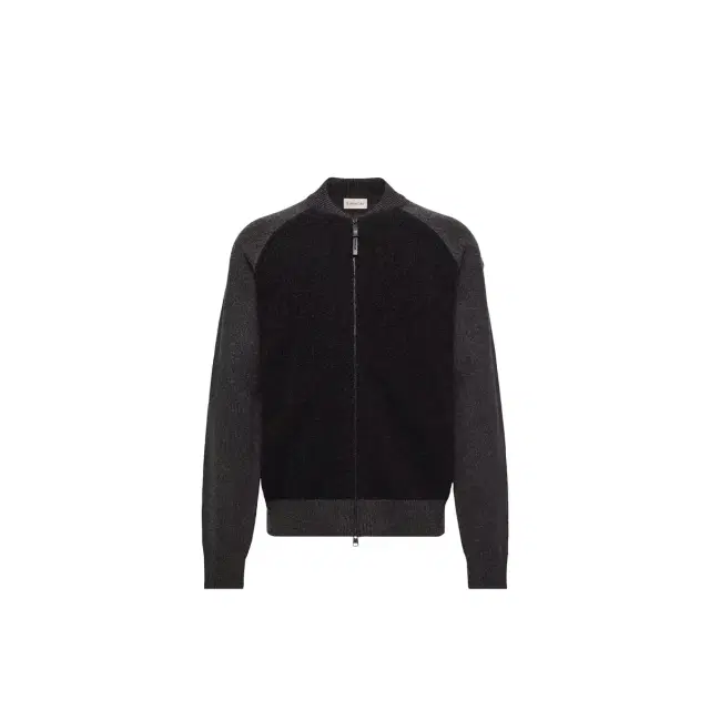 Moncler Bouclé Wool & Cashmere Blend Zip Cardigan