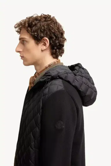Moncler Wool & Cashmere Blend Hoodie | Thumbnail 4