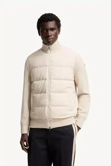 Moncler Padded Wool Zip-up Cardigan | Thumbnail 5