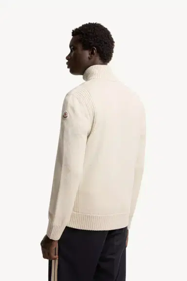 Moncler Padded Wool Zip-up Cardigan | Thumbnail 6