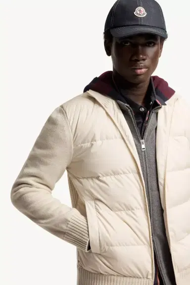 Moncler Padded Wool Zip-up Cardigan | Thumbnail 7