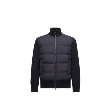Moncler Padded Wool Zip-up Cardigan | Thumbnail 1