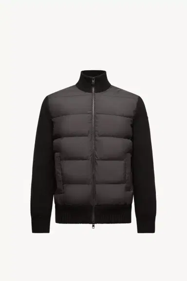 Moncler Padded Wool Zip-up Cardigan | Thumbnail 2
