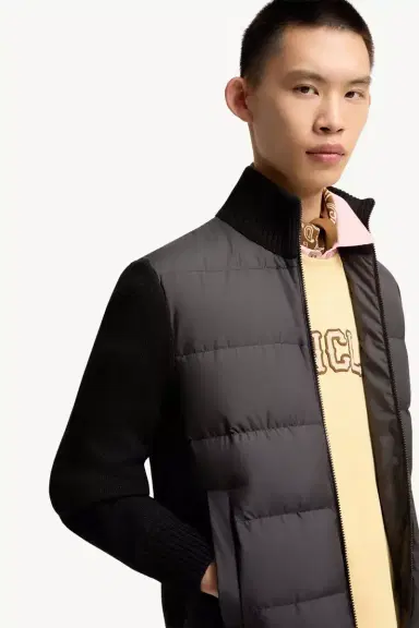 Moncler Padded Wool Zip-up Cardigan | Thumbnail 7