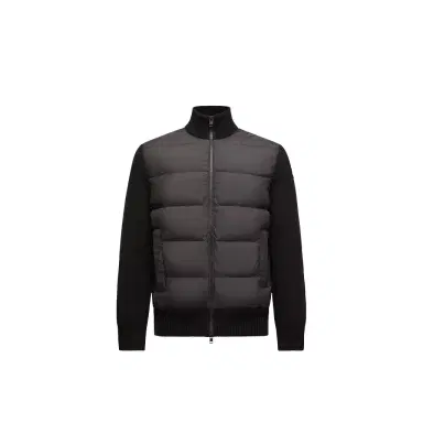 Moncler Padded Wool Zip-up Cardigan | Thumbnail 1
