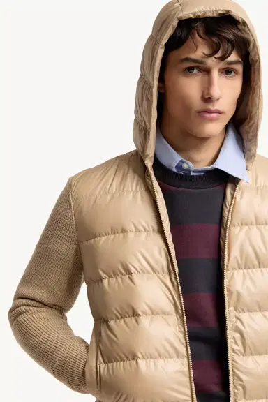 Moncler Padded Wool Zip-up Hoodie | Thumbnail 7