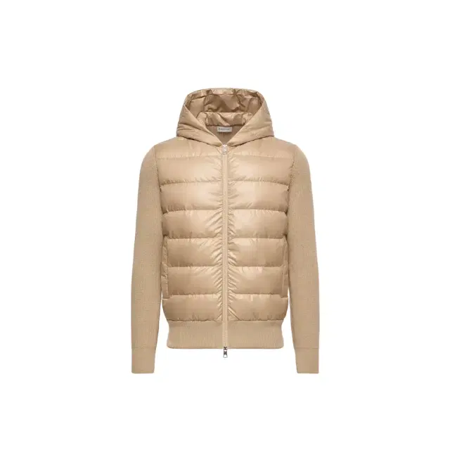 Moncler Padded Wool Zip-up Hoodie