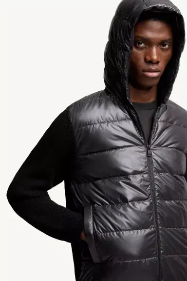 Moncler Padded Wool Zip-up Hoodie | Thumbnail 7