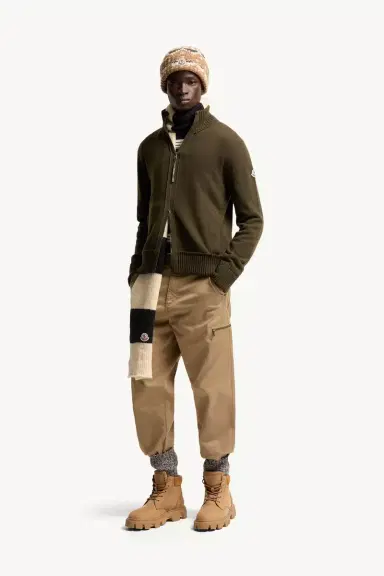 Moncler Cashmere & Wool Zip-up Cardigan | Thumbnail 3