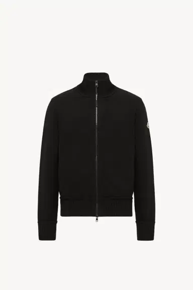 Moncler Cashmere & Wool Zip-up Cardigan | Thumbnail 2