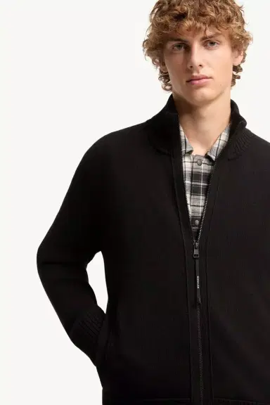 Moncler Cashmere & Wool Zip-up Cardigan | Thumbnail 7