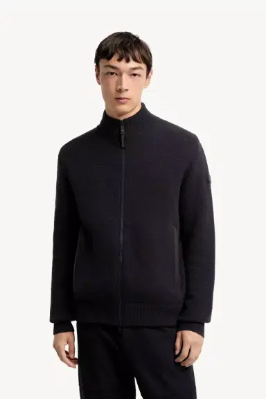 Moncler Wool & Cashmere Blend Zip-up Cardigan | Thumbnail 5