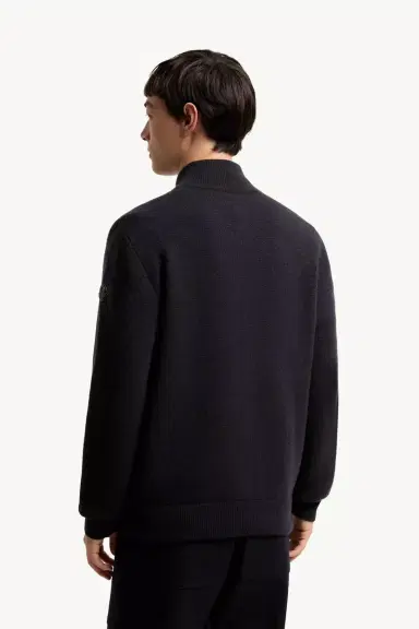 Moncler Wool & Cashmere Blend Zip-up Cardigan | Thumbnail 6