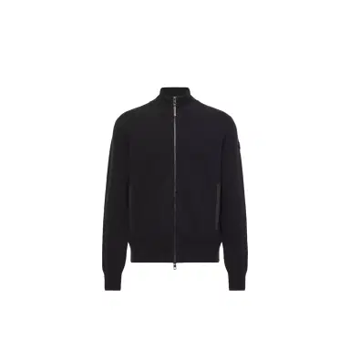 Moncler Wool & Cashmere Blend Zip-up Cardigan | Thumbnail 1