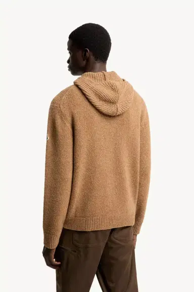 Moncler Bouclé Wool Blend Zip-up Hoodie | Thumbnail 6 Moncler Bouclé Wool Blend Zip-up Hoodie | Thumbnail 6